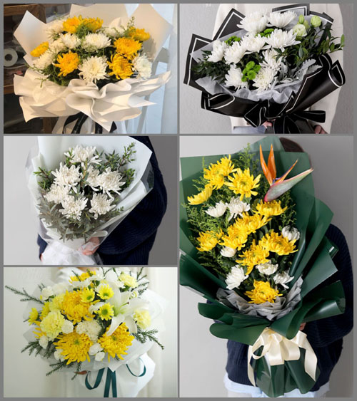 广东广州市花都区赤坭镇西边村白事花束代送